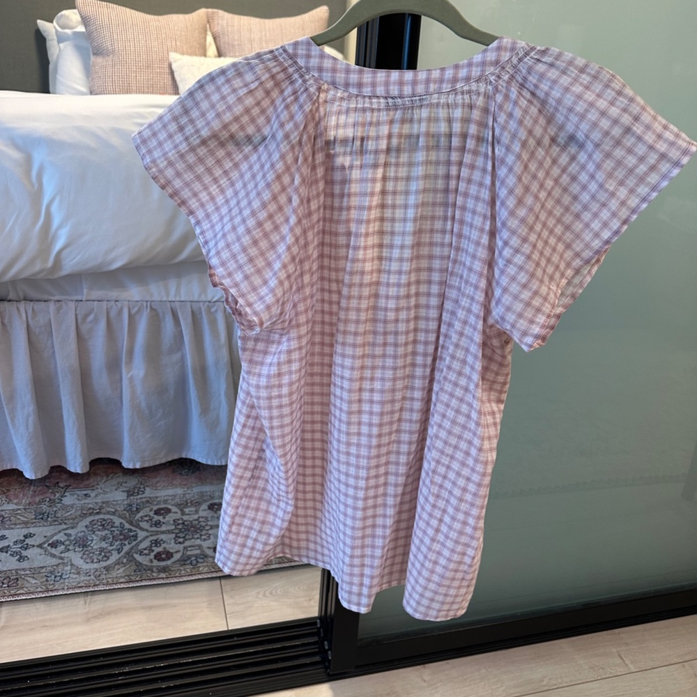 Rails Alena Top, Color: Soft Rose Check, Size: M - image 4
